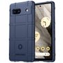 Mobigear Rugged Shield Google Pixel 7a Hoesje Flexibel TPU Backcover Shockproof - Blauw