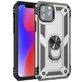 Mobigear Armor Ring iPhone 11 Pro Max Hoesje Hardcase Backcover Shockproof met Ringhouder - Zilver