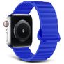 Decoded Traction Loop Siliconen Apple Watch Bandje Magneetsluiting - 42/41/40/38 mm - Galactic Blue