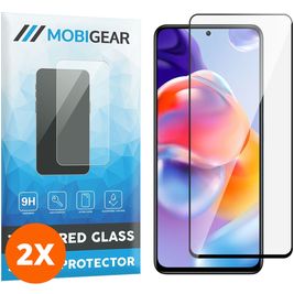 Mobigear Premium Xiaomi Redmi Note 11 Pro Plus 5G Glazen Screenprotector - Case Friendly - Zwart (2-Pack)