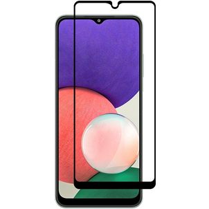 Mobigear Premium Samsung Galaxy A22 5G Glazen Screenprotector - Case Friendly - Zwart