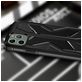 Mobigear Armor iPhone 12 Mini Hoesje Flexibel TPU Backcover Shockproof - Zwart