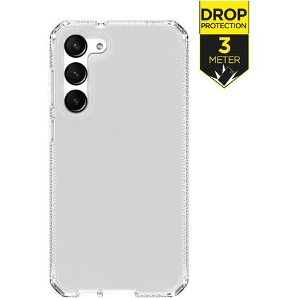 ITSKINS SpectrumClear-R Doorzichtig Samsung Galaxy S23 Hoesje Flexibel TPU Backcover Shockproof - Transparant