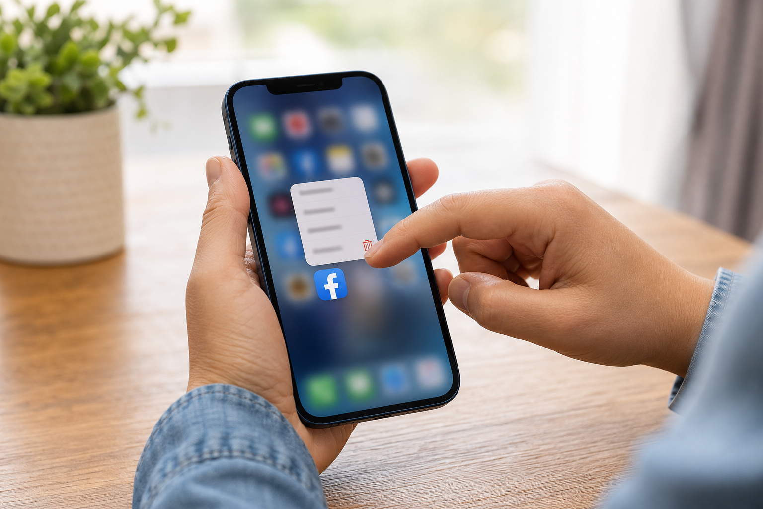 Is het verwijderen van de Facebook-app voldoende?