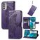 Mobigear Butterfly Motorola Moto G52 Hoesje Bookcase Portemonnee - Paars