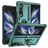 Mobigear Armor Ring Samsung Galaxy Z Fold 4 Hoesje Hardcase Backcover Shockproof met Ringhouder - Groen
