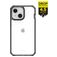 ITSkins SupremeClear iPhone 13 Hoesje Hardcase Backcover Shockproof - Transparant / Zwart
