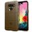 Mobigear Rugged Shield LG K50s Hoesje Flexibel TPU Backcover Shockproof - Bruin