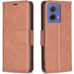 Mobigear Excellent Motorola Moto G85 Hoesje Bookcase Portemonnee - Bruin