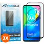 Mobigear Premium Motorola Moto G8 Power Glazen Screenprotector - Case Friendly - Zwart (3-Pack)