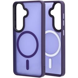 Mobiparts Hardcover Samsung Galaxy S26 MagSafe Hoesje Hardcase Backcover - Satin Purple
