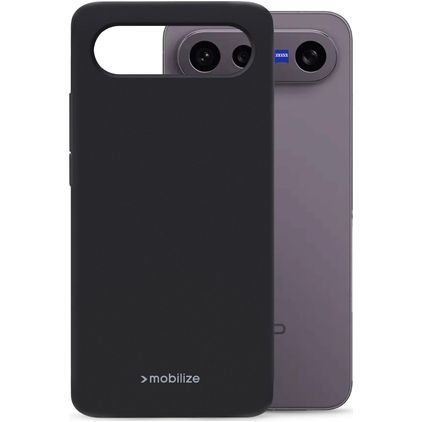 Mobilize Rubber Gelly Vivo V70 FE Hoesje Flexibel TPU Backcover - Zwart