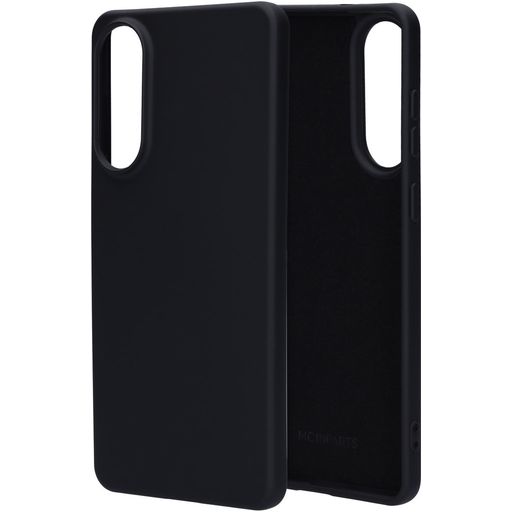 Mobiparts Samsung Galaxy S25 Edge Siliconen Hoesje Backcover - Zwart