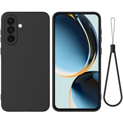 Mobigear Rubber Touch Samsung Galaxy A56 Siliconen Hoesje Backcover - Zwart
