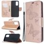 Mobigear Butterfly Samsung Galaxy S20 Hoesje Bookcase Portemonnee - Roségoud