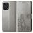 Mobigear Clover OPPO Find X5 Pro Hoesje Bookcase Portemonnee - Grijs