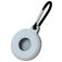 Mobigear Circle Key Apple AirTag Hoesje Flexibel TPU Sleutelhanger - Wit