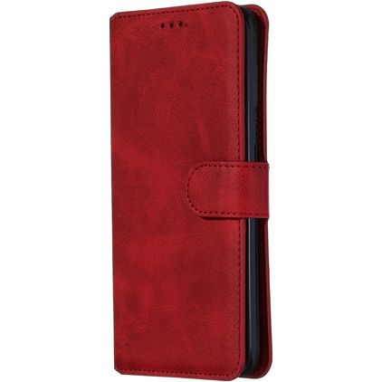 Mobigear Wallet Motorola Moto G8 Plus Hoesje Bookcase Portemonnee - Rood