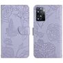 Mobigear Butterfly Realme Narzo 50 5G Hoesje Bookcase Portemonnee - Paars