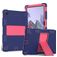 Mobigear ShieldStand Samsung Galaxy Tab A8 10.5 (2021) Hoes Hard Kunststof,Siliconen Backcover + Standaard - Blauw / Rood