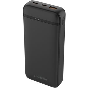 Mobilize Triple USB / USB-C Powerbank 20.000 mAh Power Delivery 20W - Zwart