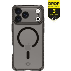 ITSKINS Level 2 HybridMagFrost R iPhone 17 Pro MagSafe Hoesje Hardcase Backcover Shockproof - Zwart