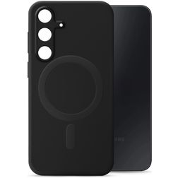 My Style Protective Flex Samsung Galaxy S25 FE MagSafe Hoesje Flexibel TPU Backcover - Zwart