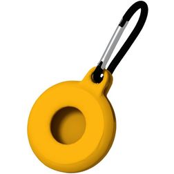 Mobigear Circle Key Apple AirTag Hoesje Flexibel TPU Sleutelhanger - Oranje