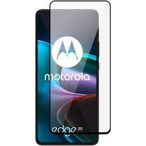 Mobigear Premium Motorola Edge 30 Glazen Screenprotector - Case Friendly - Zwart