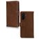 Mobilize Wallet Samsung Galaxy A56 Hoesje Echt Leer Bookcase Portemonnee - Bruin