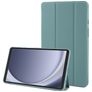 Mobigear Tri-Fold Gel Samsung Galaxy Tab A9 (2023) Hoes TPU,Kunstleer Bookcase - Groen