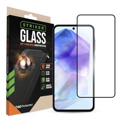 Striker Xtreme Impact Samsung Galaxy A55 Glazen Screenprotector - Case Friendly