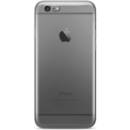 Mobigear Basics Doorzichtig iPhone 6s Hoesje Flexibel TPU Backcover - Transparant