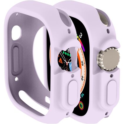 Mobigear Colors Apple Watch Ultra - 49 mm Hardcase Hoesje - Paars