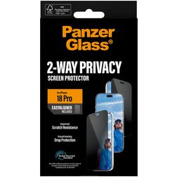 PanzerGlass Ultra Wide Fit iPhone 18 Pro Glazen Screenprotector Privacy - Case Friendly + Installatie Frame