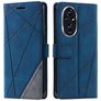 Mobigear Rhombus HONOR 200 Hoesje Bookcase Portemonnee - Blauw