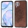 Mobigear Mandala Huawei P40 Lite Hoesje Hardcase Backcover - Bruin