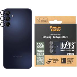 PanzerGlass Hoops Samsung Galaxy A16 Glazen Camera Lens Protector - Case Friendly
