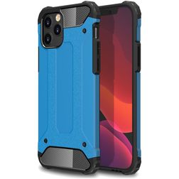 Mobigear Outdoor iPhone 12 Pro Max Hoesje Hardcase Backcover Shockproof - Blauw