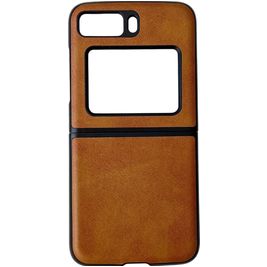 Mobigear Excellent Motorola Razr (2022) Hoesje Hardcase Backcover - Bruin