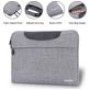 Haweel Oxford Laptop Aktetas 15 - 16 inch Laptoptas + Handvat - Grijs