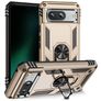 Mobigear Armor Ring Google Pixel 8a Hoesje Hardcase Backcover Shockproof met Ringhouder - Goud