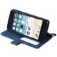 Mobigear Rhombus iPhone 7 Hoesje Bookcase Portemonnee - Blauw