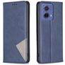 Mobigear Rhombus Slim Motorola Moto G85 Hoesje Bookcase - Blauw