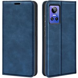 Mobigear Retro Slim Realme GT Neo 3 Hoesje Bookcase Portemonnee - Blauw