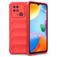 Mobigear Bumpy Xiaomi Redmi 10C Hoesje Flexibel TPU Backcover - Rood