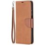 Mobigear Excellent Samsung Galaxy A12 Hoesje Bookcase Portemonnee - Bruin