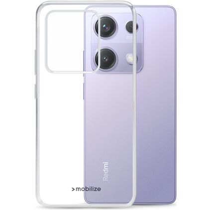 Mobilize Gelly Case Doorzichtig Xiaomi Redmi Note 14S Hoesje Flexibel TPU Backcover - Transparant