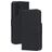 Mobiparts Samsung Galaxy A36 Hoesje Echt Leer Bookcase Portemonnee - Zwart