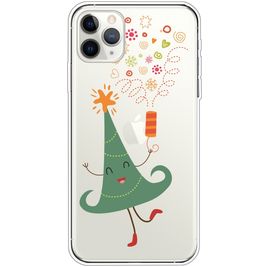 Mobigear Design iPhone 11 Pro Max Hoesje Flexibel TPU Backcover - Kerst